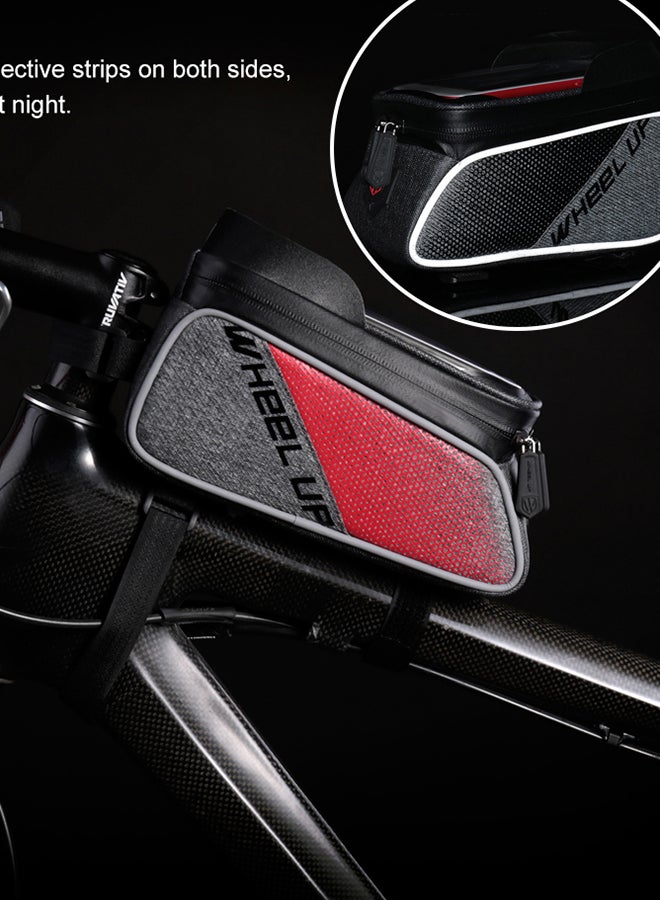 ويل آب حقيبة دراجة تثبت على مقود الدراجة مزودة بحامل هاتف يعمل باللمس 0.19كيلوجرام - Image 3